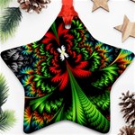 Kaleidoscopic Tropic Star Ornament (Two Sides) Front