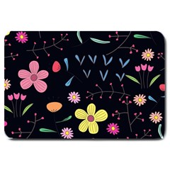 Beautiful Flower Plants Aesthetic Secret Garden Large Doormat by Grandong