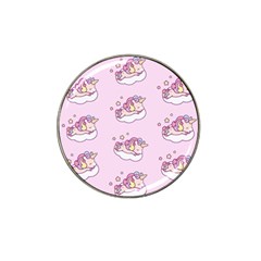 Unicorn Clouds Colorful Cute Pattern Sleepy Hat Clip Ball Marker (4 Pack) by Grandong