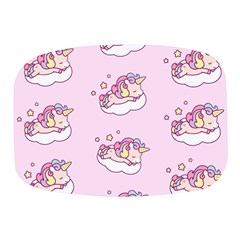 Unicorn Clouds Colorful Cute Pattern Sleepy Mini Square Pill Box by Grandong