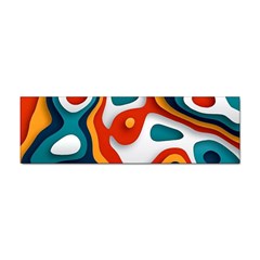 Colors Pastel Patterns Sticker Bumper (10 Pack) by Grandong