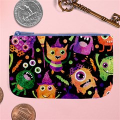 Fun Halloween Monsters Large Coin Purse by Grandong