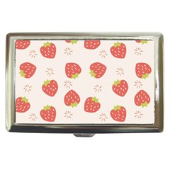 Strawberries Pattern Design Cigarette Money Case by Grandong