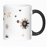 Golden-snowflake Morph Mug Right