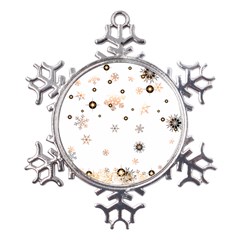 Golden-snowflake Metal Large Snowflake Ornament by saad11