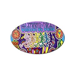 Grateful Dead Sticker Oval (10 Pack) by Cemarart