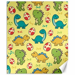 Seamless Pattern With Cute Dinosaurs Character Canvas 20  X 24  by Ndabl3x