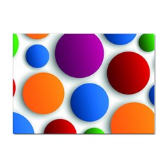 Abstract Dots Colorful Sticker A4 (10 Pack) by nateshop