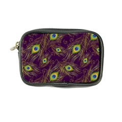 Feathers, Peacock, Patterns, Colorful Coin Purse by nateshop