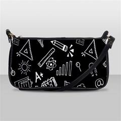 Knowledge Drawing Education Science Shoulder Clutch Bag by Proyonanggan