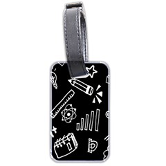 Knowledge Drawing Education Science Luggage Tag (two Sides) by Proyonanggan