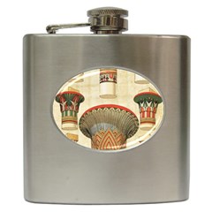 Egyptian Architecture Column Hip Flask (6 Oz) by Proyonanggan