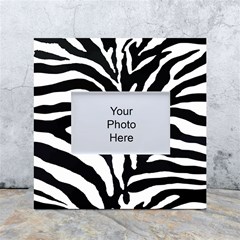 Zebra-black White White Box Photo Frame 4  X 6  by nateshop