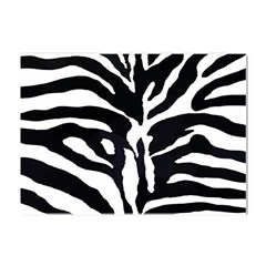 Zebra-black White Crystal Sticker (a4) by nateshop