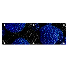 Berry, One,berry Blue Black Banner And Sign 6  X 2  by nateshop