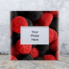 Berry,curved, Edge, White Box Photo Frame 4  X 6  by nateshop