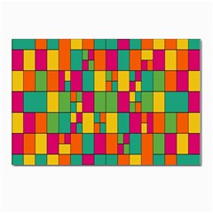 Abstract-background Postcards 5  X 7  (pkg Of 10) by nateshop