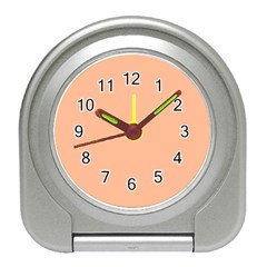 Peach Fuzz 2024 Travel Alarm Clock by dressshop