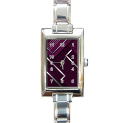 Purple Abstract Background, Luxury Purple Background Rectangle Italian Charm Watch by nateshop