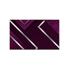 Purple Abstract Background, Luxury Purple Background Sticker (rectangular) by nateshop