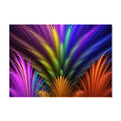 Abstract Colors - , Abstract Colors Crystal Sticker (a4) by nateshop