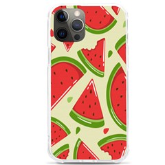 Cute Watermelon Seamless Pattern Iphone 12 Pro Max Tpu Uv Print Case by Grandong