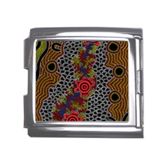 Authentic Aboriginal Art - Gathering Mega Link Italian Charm (18mm) by hogartharts