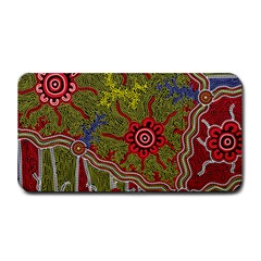 Authentic Aboriginal Art - Connections Medium Bar Mat by hogartharts