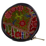 Authentic Aboriginal Art - Connections Mini Makeup Bag Front