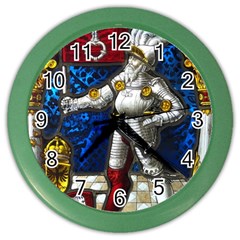 Knight Armor Color Wall Clock by Cemarart