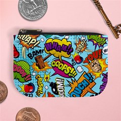 Vintage Tattoos Colorful Seamless Pattern Mini Coin Purse by Bedest