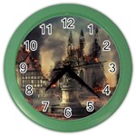 Braunschweig City Lower Saxony Color Wall Clock Front