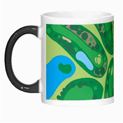 Golf Course Par Golf Course Green Morph Mug by Cemarart