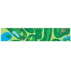 Golf Course Par Golf Course Green Large Premium Plush Fleece Scarf  by Cemarart