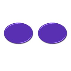 Ultra Violet Purple Cufflinks (oval) by bruzer