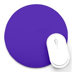 Ultra Violet Purple Round Mousepad by bruzer