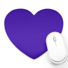 Ultra Violet Purple Heart Mousepad by bruzer