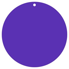 Ultra Violet Purple Uv Print Acrylic Ornament Round by bruzer