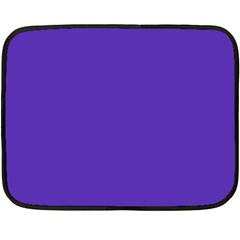 Ultra Violet Purple Fleece Blanket (mini) by Patternsandcolors