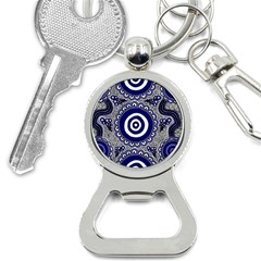 Authentic Aboriginal Art - Gathering Bottle Opener Key Chain by hogartharts