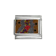 Authentic Aboriginal Art - Gathering 2 Italian Charm (9mm) by hogartharts