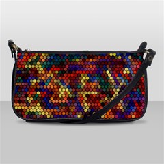 Hexagon Honeycomb Pattern Design Shoulder Clutch Bag by Ndabl3x