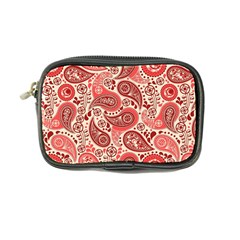 Paisley Red Ornament Texture Coin Purse by nateshop