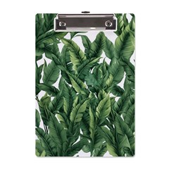 Tropical Leaves A5 Acrylic Clipboard by goljakoff