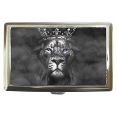 Lion King Of The Jungle Nature Cigarette Money Case by Cemarart