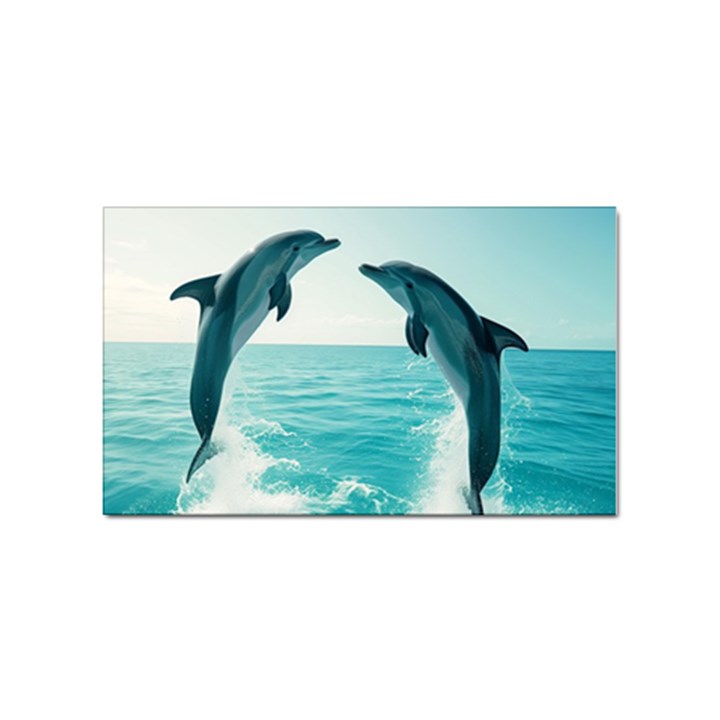 Dolphin Sea Ocean Sticker (Rectangular)