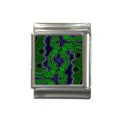 Authentic Aboriginal Art - After The Rain Italian Charm (13mm) by hogartharts