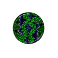 Authentic Aboriginal Art - After The Rain Hat Clip Ball Marker (10 Pack) by hogartharts