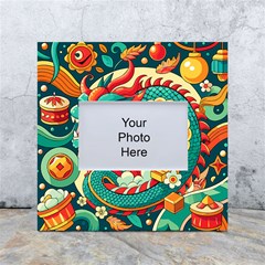 Chinese New Year – Year Of The Dragon White Box Photo Frame 4  X 6  by Valentinaart