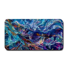 Kaleidoscopic Currents Medium Bar Mat by kaleidomarblingart